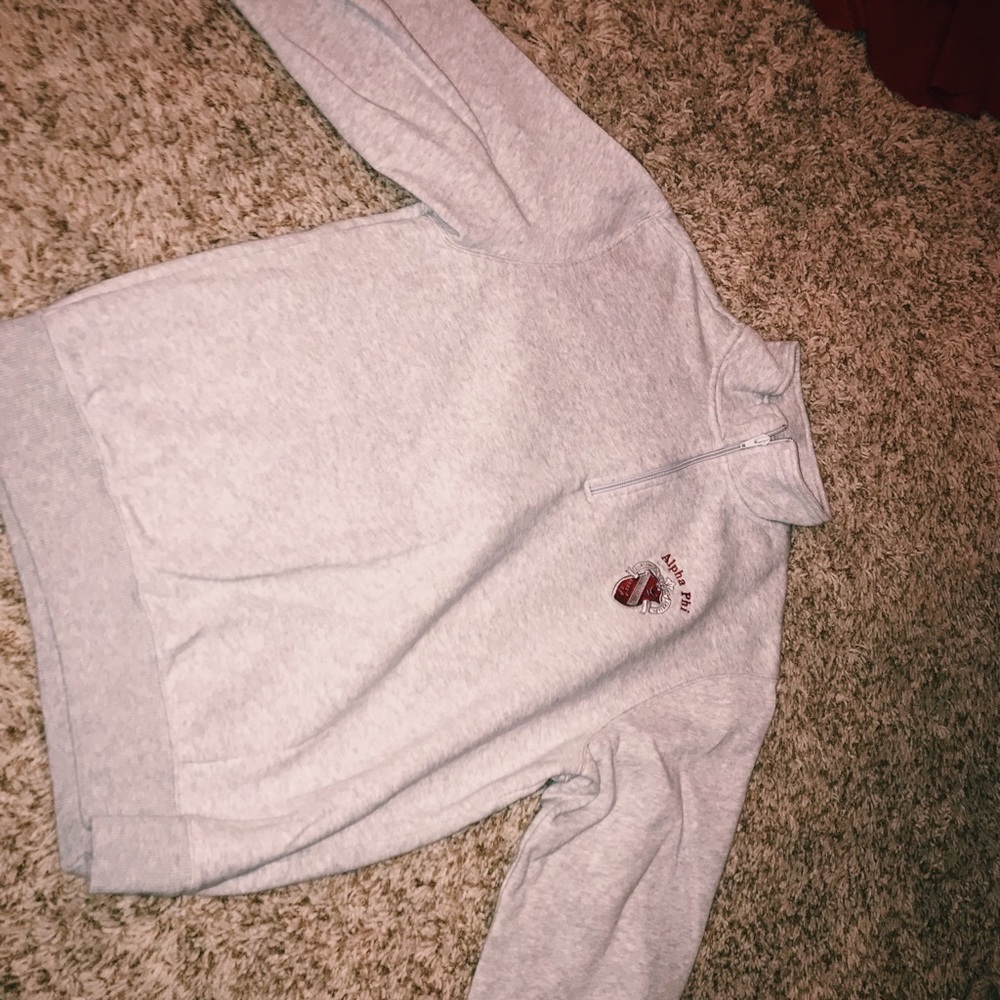 alpha phi quarter zip